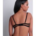 Triangle bra with underwire, Sheer Emotion, Aubade 4MF12-BLAK
