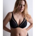 Soutien-Gorge Triangle, Sheer Emotion, Aubade 4MF12-BLAK