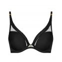 Soutien-Gorge Triangle, Sheer Emotion, Aubade 4MF12-BLAK