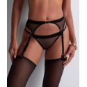 Suspender belt, Sheer Emotion, Aubade 4M50-BLAK