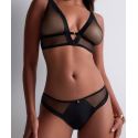 Brazilian Panties, Sheer Emotion, Aubade 4M22-BLAK