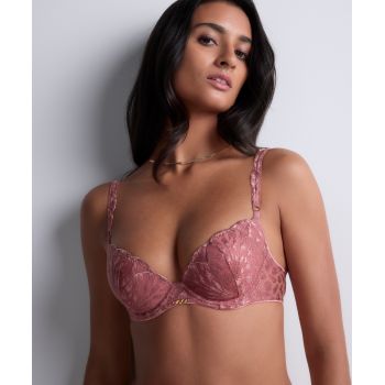 Soutien Gorge Plunge Coques, Cray In Love - Warm Pink, Aubade 5DN08-WARM