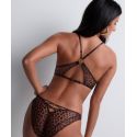 Soutien-Gorge Triangle, Cray In Love - Satin Brown, Aubade 5D10-SATI