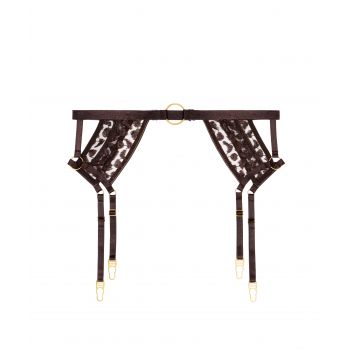 Porte-Jarretelles, Cray In Love - Satin Brown, Aubade 5D50-SATI 2