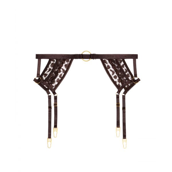 Porte-Jarretelles, Cray In Love - Satin Brown, Aubade 5D50-SATI