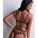 Underwired Triangle Bra, Cray In Love - Satin Brown, Aubade 5DF12-SATI