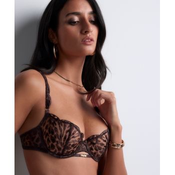 Soutien Gorge Corbeille, Cray In Love - Satin Brown, Aubade 5DF14-SATI