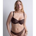 Soutien Gorge Corbeille, Cray In Love - Satin Brown, Aubade 5DF14-SATI