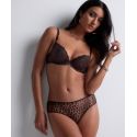 Soutien Gorge Plunge Coques, Cray In Love - Satin Brown, Aubade 5DN08-SATI