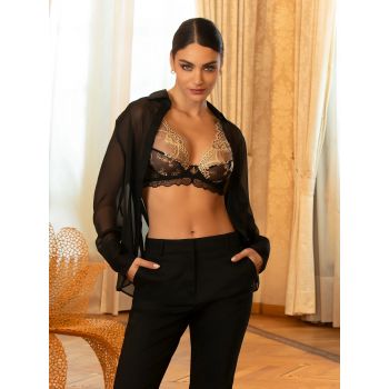 Soutien-Gorge Glamour, Sublime en Or - Noir Eclat, Lise Charmel ACJ7413-NE 2