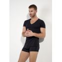 V-Neck T-Shirt, Suprème Cotton, Hom 401331-0004