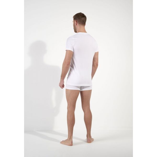 V-Neck T-Shirt, Suprème Cotton, Hom 401331-0003