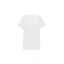 Tee Shirt Manches Courtes Col V, Suprème Cotton, Hom 401331-0003