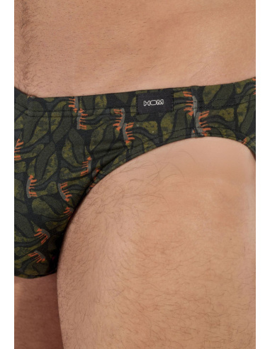 Slip Micro Confort, Vizzavona - Khaki Print, Hom 403106-P0XD