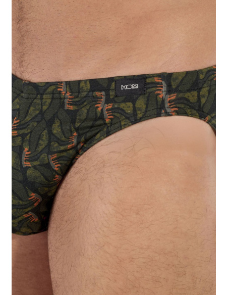 Slip Micro Confort, Vizzavona - Khaki Print, Hom 403106-P0XD
