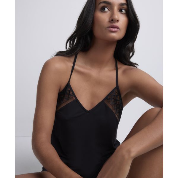Top Fines Bretellles, Sweet Obsession, Aubade 5L38-BLAK