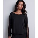 Top Manches Longues, Sweet Obsession, Aubade 5L74-BLAK