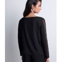Long-sleeved top, Sweet Obsession, Aubade 5L74-BLAK