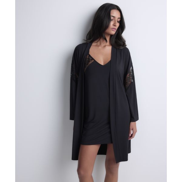 Kimono, Sweet Obsession, Aubade 5L65-BLAK