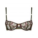 Half-Cup Bra, Sound Of Heart - Dark Garden, Aubade 4CF14-DARG
