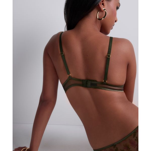 Soutien-Gorge Plunge, Sound Of Heart - Dark Garden, Aubade 4CN81-DARG