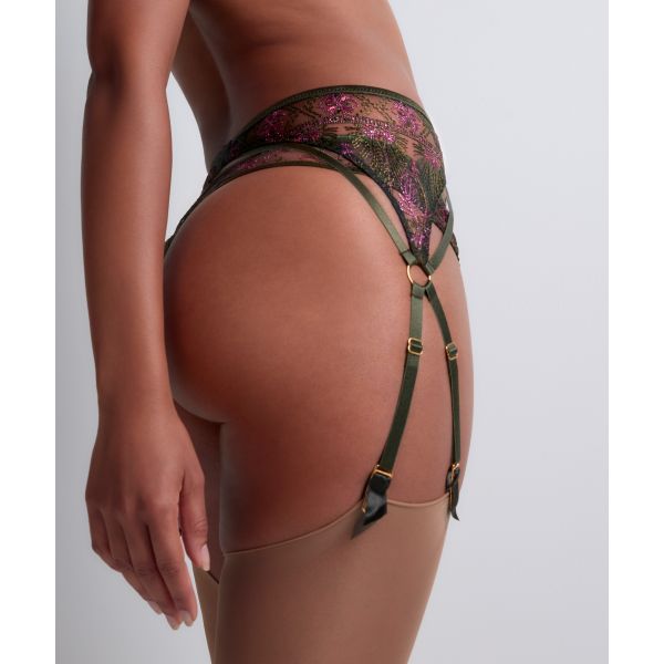 Porte-Jarretelles, Sound of Heart - Dark Garden, Aubade 4C50-DARG