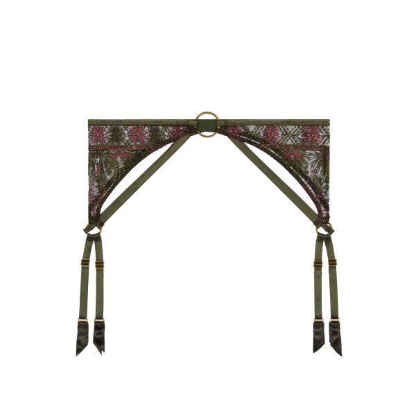 Porte-Jarretelles, Sound of Heart - Dark Garden, Aubade 4C50-DARG