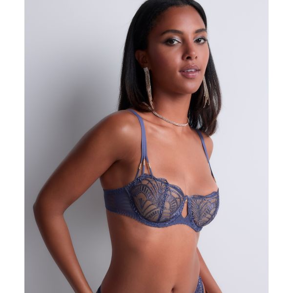 Half-Cup Bra, Vibes - Denim, Aubade 2BF14-DENI