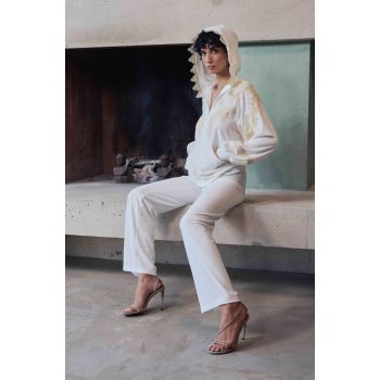 Pantalon éponge, Bianca, Marjolaine 6BIA5801-0074 2