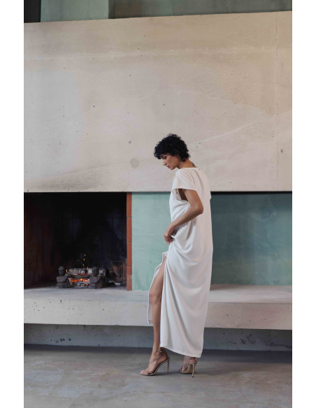 Robe éponge Longue, Bianca, Marjolaine 6BIA3001-0074