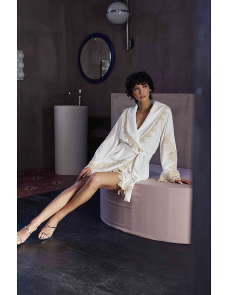 Short bathrobe, Bianca, Marjolaine 6BIA2001-0074