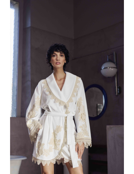 Short bathrobe, Bianca, Marjolaine 6BIA2001-0074