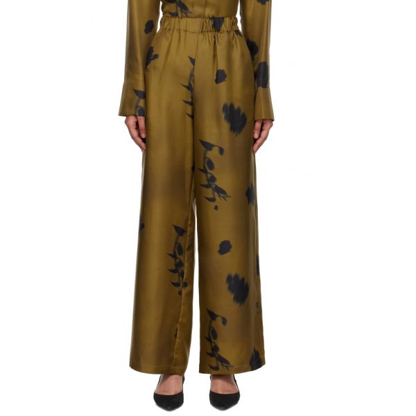 Silk twill pants, Helga, Max Mara HELGA-001