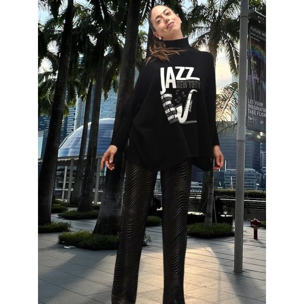 Pull New York Size-Taille Unique, Aristo, PULLARISNY-NO