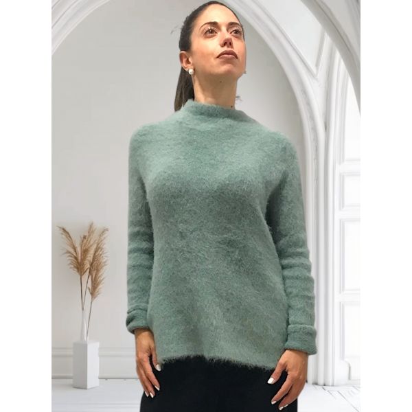 Pull Manches Longue Alpaga Brosse, Oscalito 7666-920