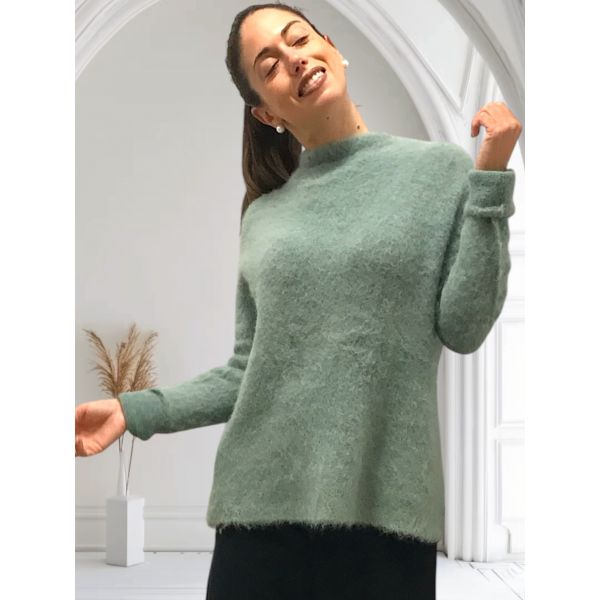 Pull Manches Longue Alpaga Brosse, Oscalito 7666-920