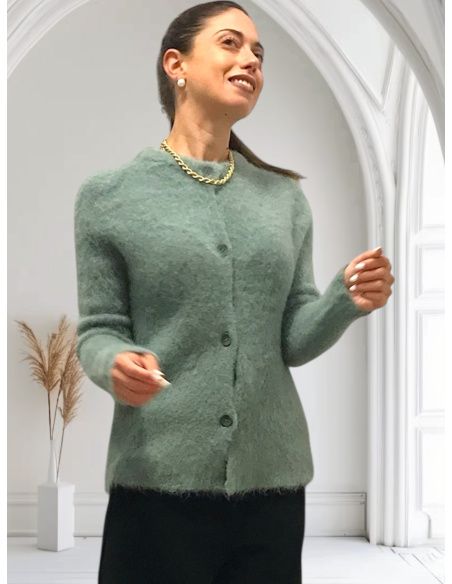 Cardigan Alpaga Brosse, Oscalito 7668-920