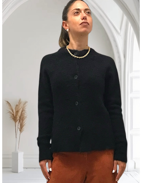 Cardigan Alpaga Brosse, Oscalito 7668-020