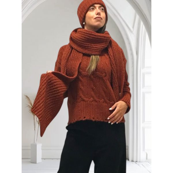 Echarpe Alpaga & Lurex, Oscalito 7664-663