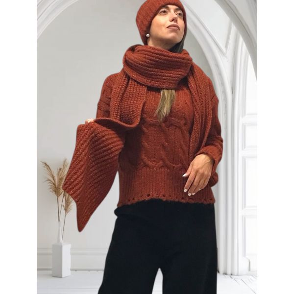 Echarpe Alpaga & Lurex, Oscalito 7664-663