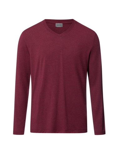 Ensemble Tee Shirt ColV Manches Longue & Pantalon, Casual, Hanro 075036/040-3045