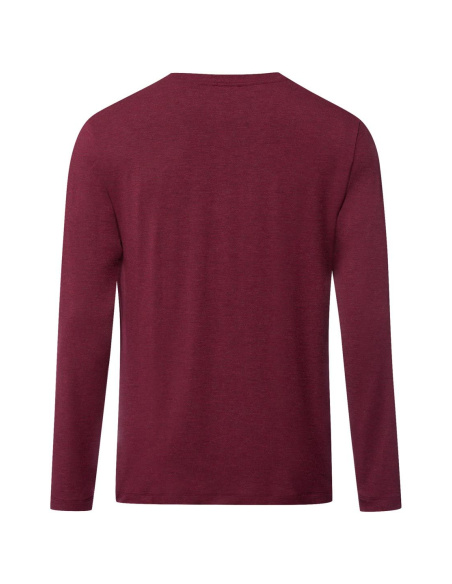 Ensemble Tee Shirt ColV Manches Longue & Pantalon, Casual, Hanro 075036/040-3045