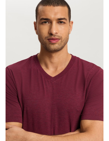 Ensemble Tee Shirt Col V & Bermuda, Casual, Hanro 075035/039-3045