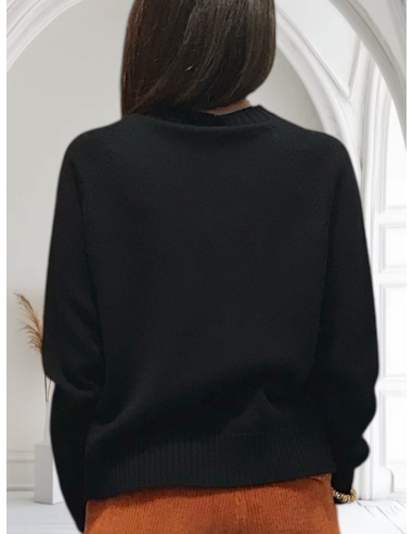 Virgin Wool Sweater, Ebano, Max Mara EBANO-008