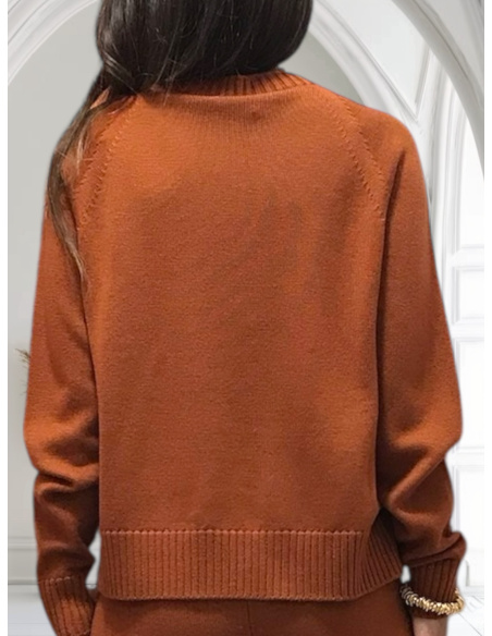 Virgin Wool Sweater, Ebano, Max Mara EBANO-004