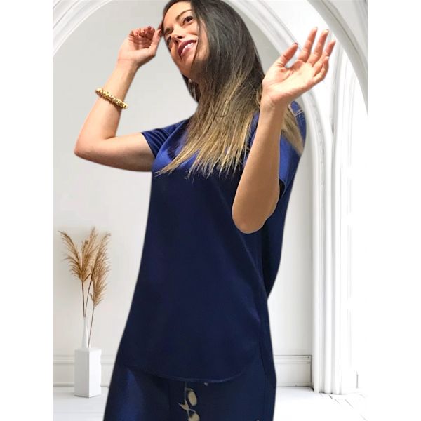 Top Manches Courtes En Soie, Cortona, Max Mara CORTONA-02026