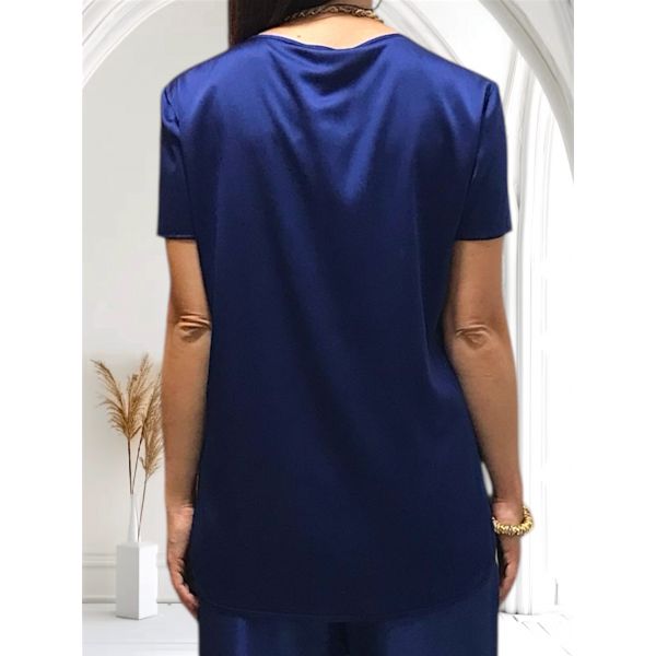 Top Manches Courtes En Soie, Cortona, Max Mara CORTONA-02026