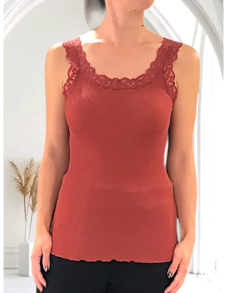Tank Top in merino wool and silk, Chiara, Madiva CHIARA S/L