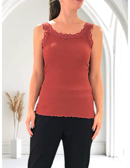 Tank Top in merino wool and silk, Chiara, Madiva CHIARA S/L