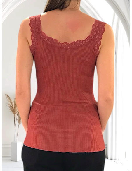Tank Top in merino wool and silk, Chiara, Madiva CHIARA S/L